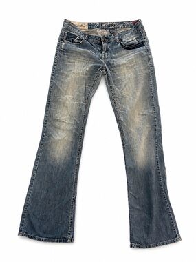 Buffalo David Bitton Women's Light Blue Flare Jeans